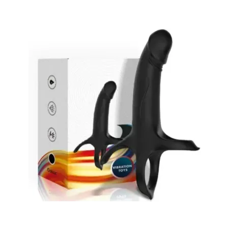 Armony - Dildo Con Anello E Vibratore Nero - ARMONY FOR HIM - Anelli Fallici | erosidea.com