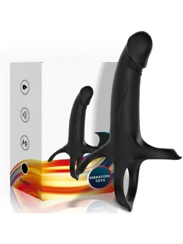 Armony - Dildo Con Anello E Vibratore Nero - ARMONY FOR HIM - Anelli Fallici | erosidea.com