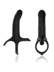 Armony - Dildo Con Anello E Vibratore Nero - ARMONY FOR HIM - Anelli Fallici | erosidea.com