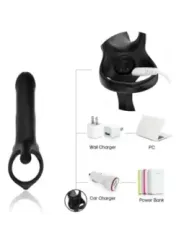 Armony - Dildo Con Anello E Vibratore Nero - ARMONY FOR HIM - Anelli Fallici | erosidea.com