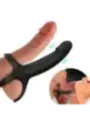 Armony - Dildo Con Anello E Vibratore Nero - ARMONY FOR HIM - Anelli Fallici | erosidea.com