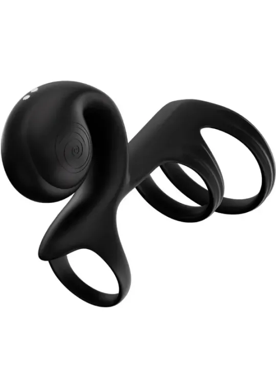 Snail Vibe - Jovi Arc Couple Ring Telecomando Nero - SNAIL VIBE - Anelli Fallici | erosidea.com
