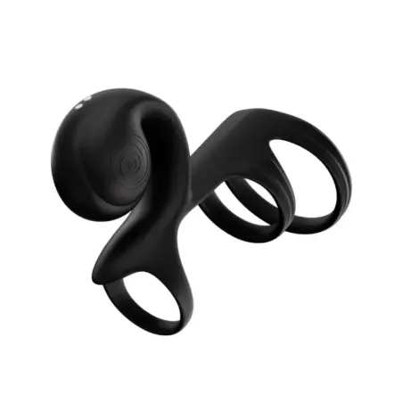 Snail Vibe - Jovi Arc Couple Ring Telecomando Nero - SNAIL VIBE - Anelli Fallici | erosidea.com