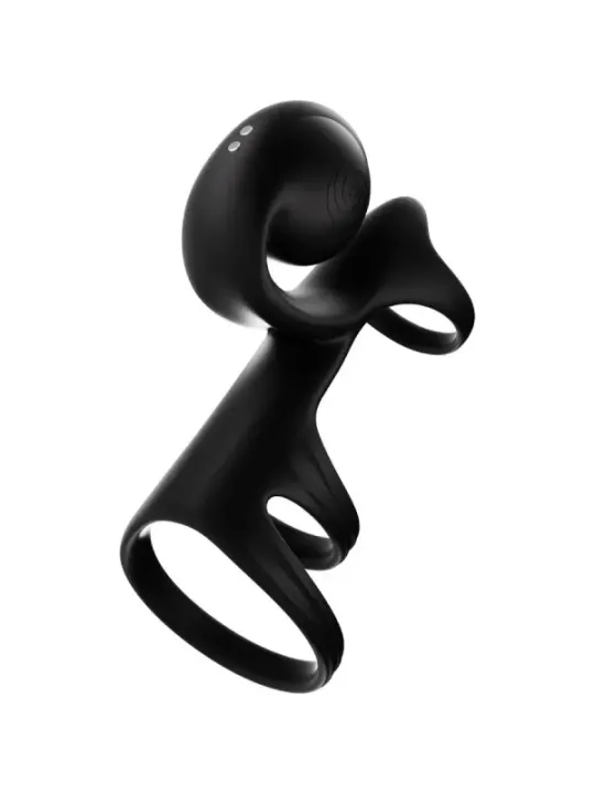 Snail Vibe - Jovi Arc Couple Ring Telecomando Nero - SNAIL VIBE - Anelli Fallici | erosidea.com