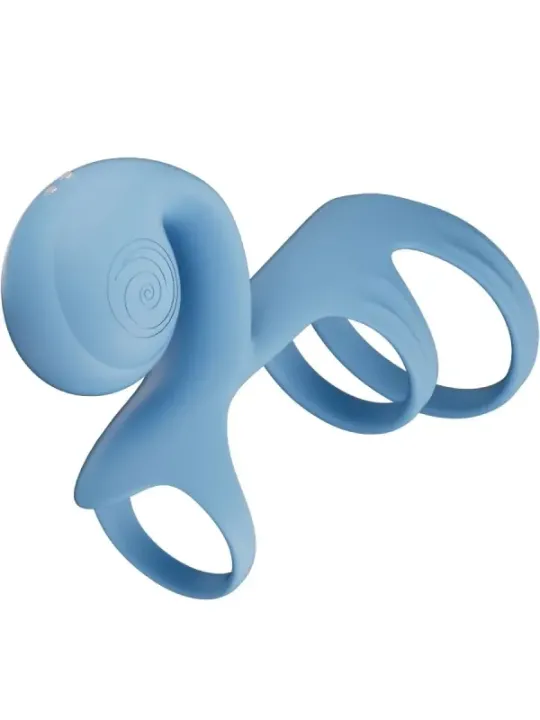 Snail Vibe - Jovi Arc Couple Ring Telecomando Blu - SNAIL VIBE - Anelli Fallici | erosidea.com