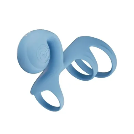Snail Vibe - Jovi Arc Couple Ring Telecomando Blu - SNAIL VIBE - Anelli Fallici | erosidea.com