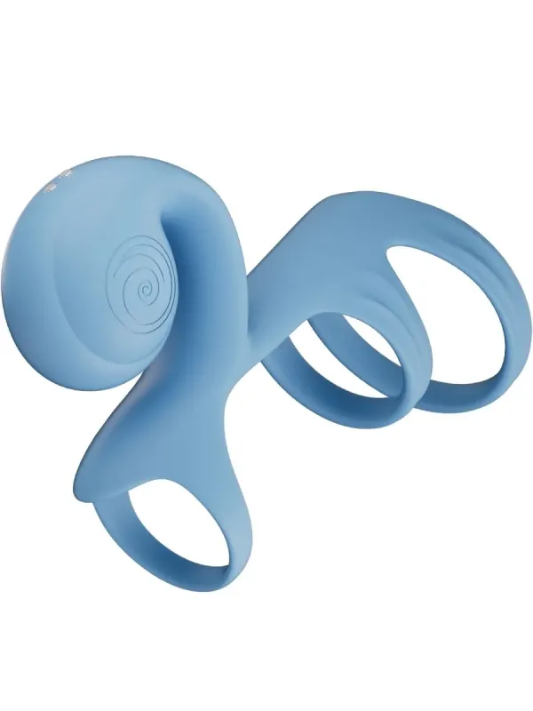 Snail Vibe - Jovi Arc Couple Ring Telecomando Blu - SNAIL VIBE - Anelli Fallici | erosidea.com