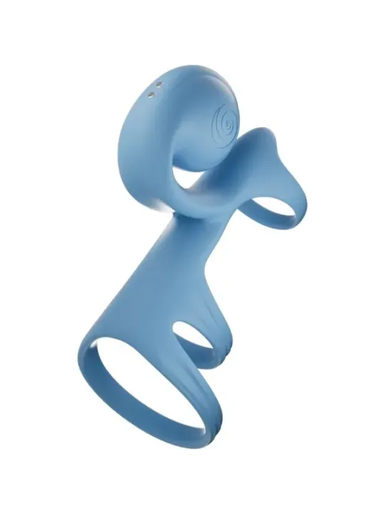 Snail Vibe - Jovi Arc Couple Ring Telecomando Blu - SNAIL VIBE - Anelli Fallici | erosidea.com