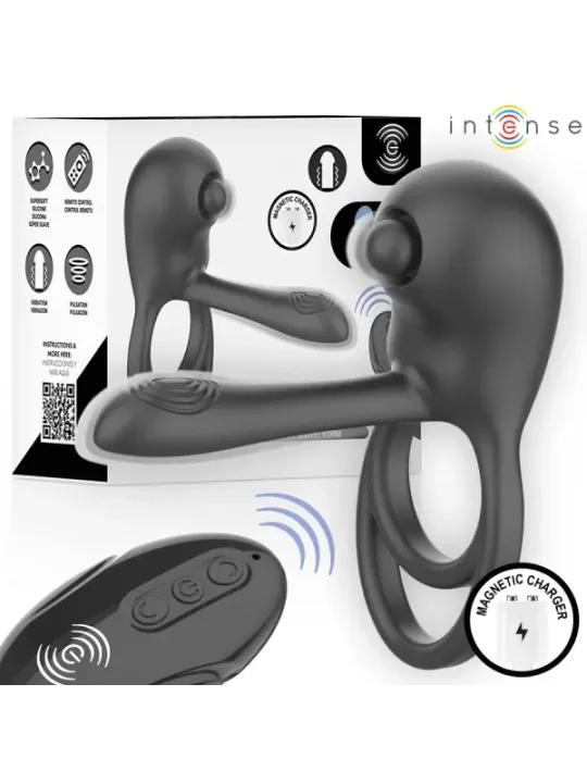 Intense - Spike Anello Vibrante Per Il Pene Con Telecomando - INTENSE REMOTE CONTROL - Anelli Fallici | erosidea.com