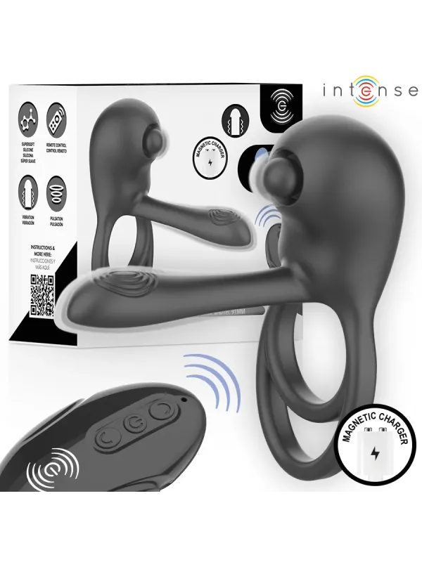 Intense - Spike Anello Vibrante Per Il Pene Con Telecomando - INTENSE REMOTE CONTROL - Anelli Fallici | erosidea.com