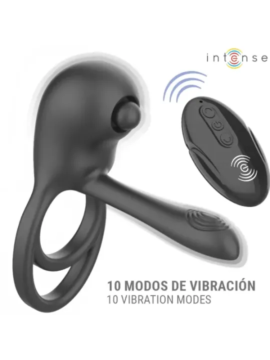 Intense - Spike Anello Vibrante Per Il Pene Con Telecomando - INTENSE REMOTE CONTROL - Anelli Fallici | erosidea.com