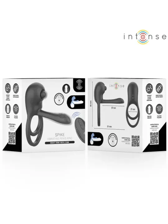 Intense - Spike Anello Vibrante Per Il Pene Con Telecomando - INTENSE REMOTE CONTROL - Anelli Fallici | erosidea.com