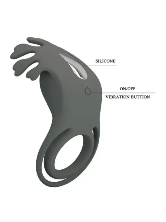 Pretty Love - Anello Vibrante Ricaricabile Con Stimolatore - FOR HIM - Anelli Fallici | erosidea.com
