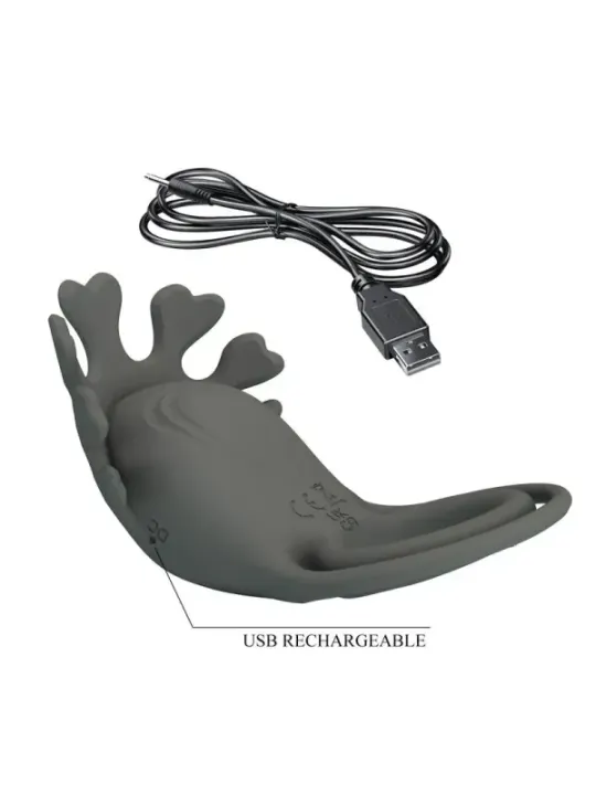 Pretty Love - Anello Vibrante Ricaricabile Con Stimolatore - FOR HIM - Anelli Fallici | erosidea.com