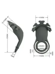 Pretty Love - Anello Vibrante Ricaricabile Con Stimolatore - FOR HIM - Anelli Fallici | erosidea.com