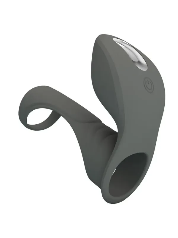 Pretty Love - Anello Vibrante Ricaricabile Con Doppio Stimolatore - FOR HIM - Anelli Fallici | erosidea.com