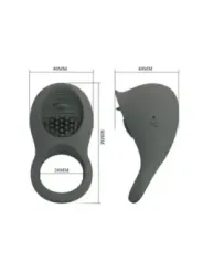 Pretty Love - Anello Vibrante Ricaricabile Con Stimolazione Orale - FOR HIM - Anelli Fallici | erosidea.com