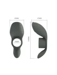 Pretty Love - Anello Vibrante Ricaricabile Con Doppia Stimolazione - FOR HIM - Anelli Fallici | erosidea.com