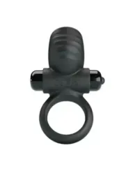 Pretty Love - Adrien Anello Vibrante Per Pene 10 Funzioni Nero - FOR HIM - Anelli Fallici | erosidea.com