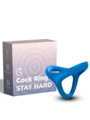 Armony - Anello Tresor Doppio In Silicone Blu - ARMONY FOR HIM - Anelli Fallici | erosidea.com