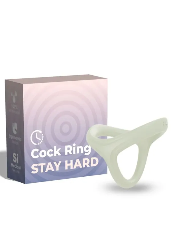 Armony - Anello Tresor Doppio In Silicone Luminoso - ARMONY FOR HIM - Anelli Fallici | erosidea.com