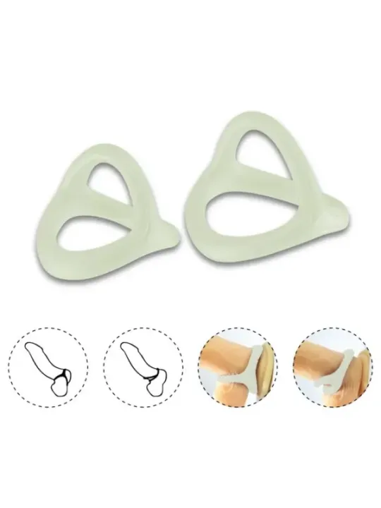 Armony - Anello Tresor Doppio In Silicone Luminoso - ARMONY FOR HIM - Anelli Fallici | erosidea.com