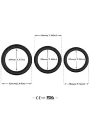 Armony - Anello Triplo In Silicone Luminoso - ARMONY FOR HIM - Anelli Fallici | erosidea.com