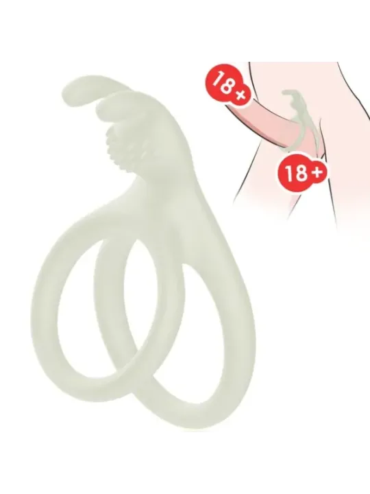 Armony - Anello Tensy Double Coniglio Luminoso - ARMONY FOR HIM - Anelli Fallici | erosidea.com
