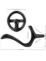 Armony - Anello Doppio Anale Treasure Nero - ARMONY FOR HIM - Anelli Fallici | erosidea.com