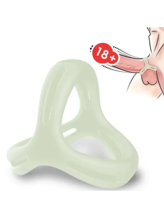 Armony - X-Ring Multiposizione Luminoso - ARMONY FOR HIM - Anelli Fallici | erosidea.com