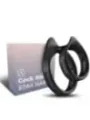 Armony - Anello Doppio Elastico Dualring Nero - ARMONY FOR HIM - Anelli Fallici | erosidea.com