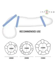 Intense - Set Di 3 Anelli Per Pene Bourne - INTENSE FOR HIM - Anelli Fallici | erosidea.com