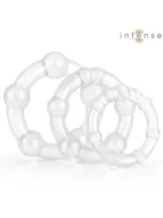 Intense - Set Di 3 Anelli Per Pene Bourne - INTENSE FOR HIM - Anelli Fallici | erosidea.com