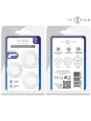 Intense - Set Di 3 Anelli Per Pene Bourne - INTENSE FOR HIM - Anelli Fallici | erosidea.com