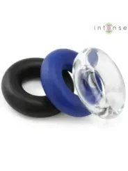 Intense - Set Di 3 Anelli Per Pene Wick Vari Colori - INTENSE FOR HIM - Anelli Fallici | erosidea.com