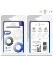 Intense - Set Di 3 Anelli Per Pene Wick Vari Colori - INTENSE FOR HIM - Anelli Fallici | erosidea.com