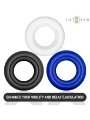 Intense - Set Di 3 Anelli Per Pene Wick Vari Colori - INTENSE FOR HIM - Anelli Fallici | erosidea.com