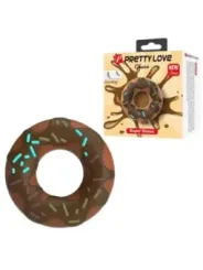 Pretty Love - Anello Per Pene Super Ciambella Marrone - FOR HIM - Anelli Fallici | erosidea.com