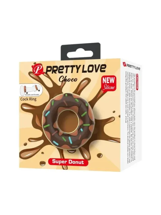 Pretty Love - Anello Per Pene Super Ciambella Marrone - FOR HIM - Anelli Fallici | erosidea.com