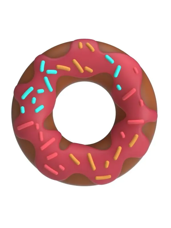 Pretty Love - Anello Per Pene Super Donut Rosa - FOR HIM - Anelli Fallici | erosidea.com