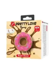 Pretty Love - Anello Per Pene Super Donut Rosa - FOR HIM - Anelli Fallici | erosidea.com