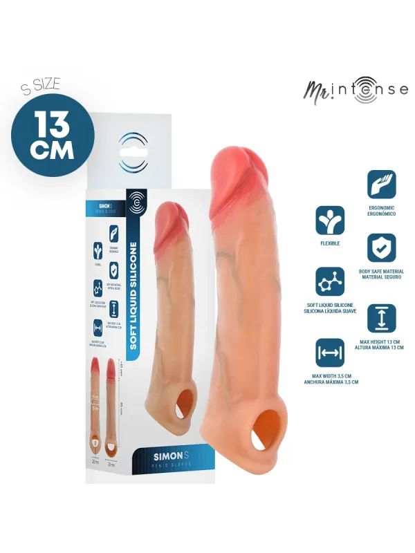 Mr Intense - Simon S Copri Dildo In Silicone 13 Cm -- 4 Cm - MR. INTENSE PENIS ACCESSORIES - Guaine e Prolunghe | erosidea.com