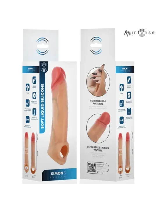 Mr Intense - Simon S Copri Dildo In Silicone 13 Cm -- 4 Cm - MR. INTENSE PENIS ACCESSORIES - Guaine e Prolunghe | erosidea.com