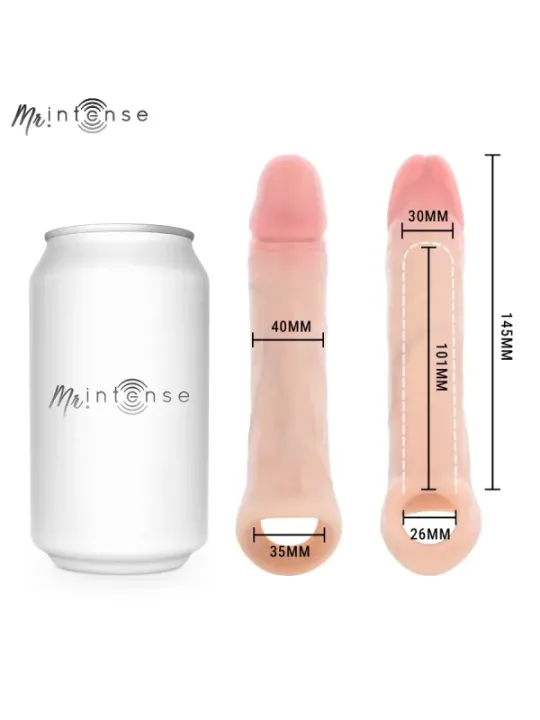 Mr Intense - Simon M Custodia Per Dildo In Silicone 14.5 cm x 4 cm - MR. INTENSE PENIS ACCESSORIES - Guaine e Prolunghe | erosidea.com