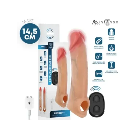 Mr Intense - Arnold M Vibratore In Silicone Per Dildo Con Telecomando 14.5 cm x 4 cm - MR. INTENSE PENIS ACCESSORIES - Guaine e Prolunghe | erosidea.com