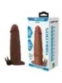Pretty Love - Manicotto Vibrante Per Pene Quillon 20 Cm 4 Cm Marrone - FOR HIM - Guaine e Prolunghe | erosidea.com