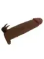 Pretty Love - Manicotto Vibrante Per Pene Quillon 20 Cm 4 Cm Marrone - FOR HIM - Guaine e Prolunghe | erosidea.com