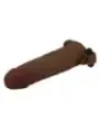 Pretty Love - Manicotto Vibrante Per Pene Quillon 20 Cm 4 Cm Marrone - FOR HIM - Guaine e Prolunghe | erosidea.com