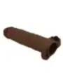 Pretty Love - Manicotto Vibrante Per Pene Quillon 20 Cm 4 Cm Marrone - FOR HIM - Guaine e Prolunghe | erosidea.com