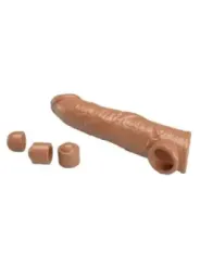 Pretty Love - Manicotto Regolabile Per Allungamento Del Pene 26 Cm 4 Cm Naturale - FOR HIM - Guaine e Prolunghe | erosidea.com